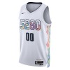 Maillot Basket Homme Denver Nuggets Personnalisé 2024-25 Nike City Edition Blanc Swingman